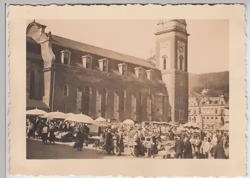 (F25830) Orig. Foto Eisenach, Markt Markttag 1934