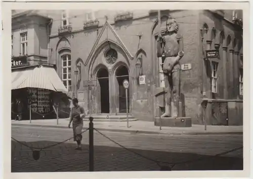 (F25757) Orig. Foto Brandenburg a.H., Partie mit Roland 1933