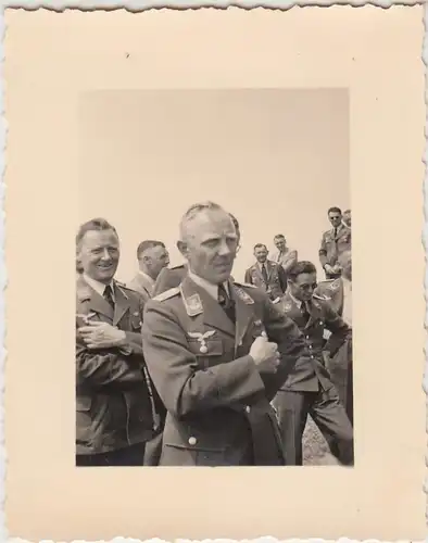 (F25738) Orig. Foto deutsche Luftwaffe Soldaten im Freien, Göppingen 1939