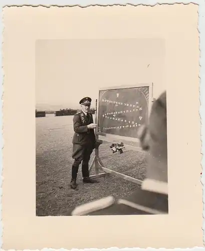 (F25736) Orig. Foto Flak- u. Radar-Ausbildung in Göppingen 1939, Lehrtafel