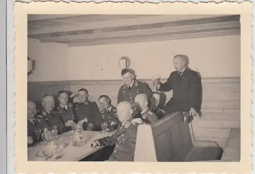 (F25707) Orig. Foto Döberitz, deutsche Soldaten in einer Gaststube 1938