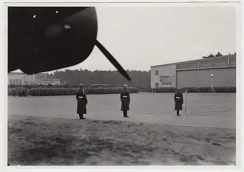 (F2568) Orig. Foto 2.WK, Fliegerhorst, Vereidigung, Oktober 1939