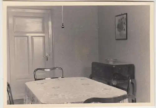 (F25595) Orig. Foto Wohnungseinrichtung 1934, Esszimmer