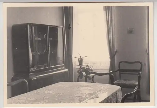 (F25594) Orig. Foto Wohnungseinrichtung 1934, Esszimmer