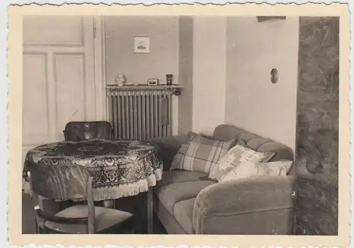 (F25591) Orig. Foto Wohnungseinrichtung 1934, Sitzecke