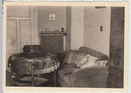 (F25592) Orig. Foto Wohnungseinrichtung 1934, Sitzecke