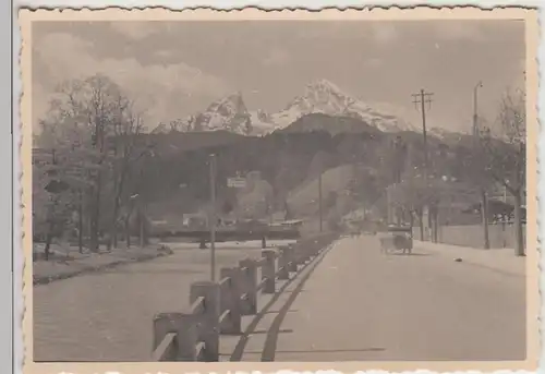 (F25551) Orig. Foto Berchtesgaden, Blick zum Watzmann 1934