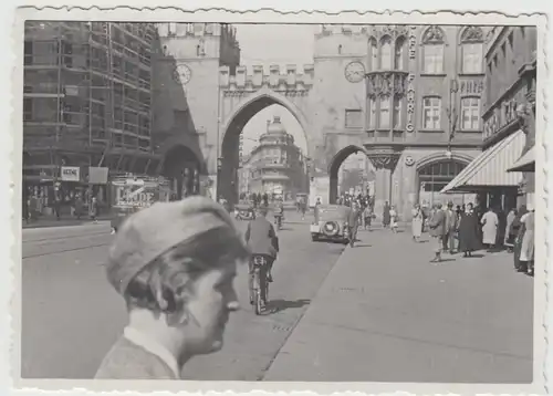 (F25538) Orig. Foto München, Partie am Karlstor 1934