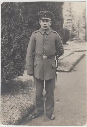 (F25433) Orig. Foto junger deutscher Soldat 1.WK