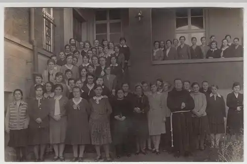 (F25408) Orig. Foto Gruppenbild, Exerzitien in Hofheim i.T. 1932