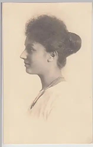 (F25375) Orig. Foto Porträt junge Frau, Klein Rhüden 1920