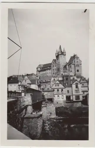 (F25365) Orig. Foto Diez a. Lahn, Partie mit Schloss 1929
