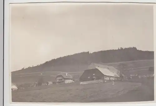 (F25351) Orig. Foto Schwarzwaldhütte im Berneck-Tal, 1927