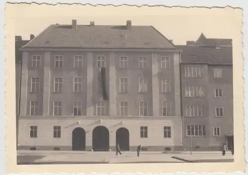 (F25289) Orig. Foto Berlin, Gymnasium i.d. Eugen-Schönhaar-Straße 1950er