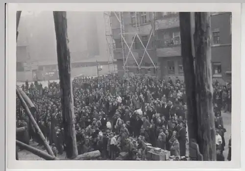 (F25283) Orig. Foto Aufbau Berlin, Festakt am Schwerpunkt III 1953