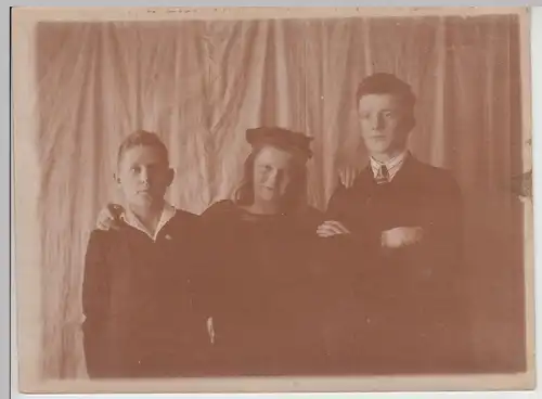 (F25183) Orig. Foto Porträt junge Personen 1924