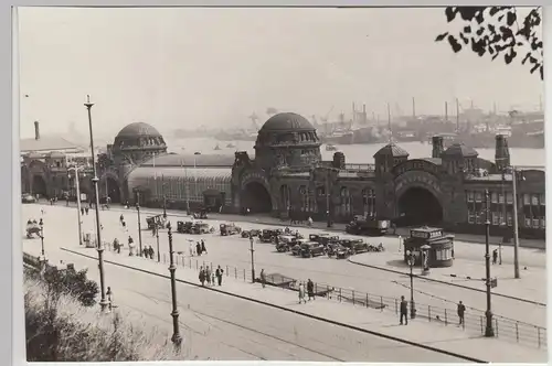(F25018) Orig. Foto Hamburg, Landungsbrücken 1934