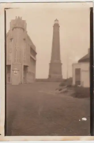 (F24906) Orig. Foto Borkum, Blick zum Leuchtturm 1929