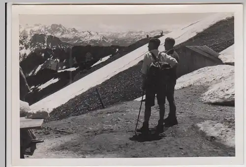 (F24705) Orig. Foto Hochfelln, Bergwanderung 1938