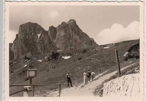 (F24667) Orig. Foto auf dem Breitenberg (Tannheimer Berge) 1959