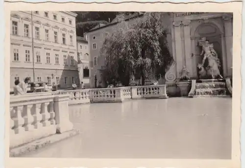 (F24660) Orig. Foto Salzburg, Neptun-Brunnen 1959