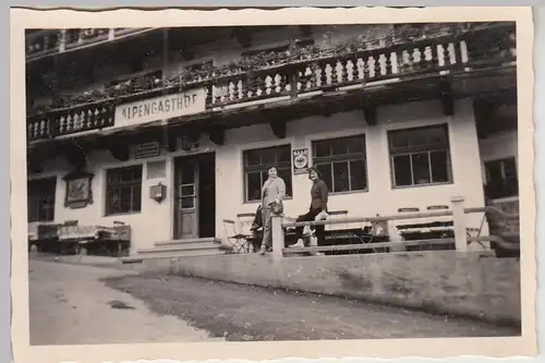 (F24655) Orig. Foto Alpengasthof am Tatzelwurm 1959