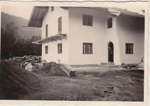 (F24653) Orig. Foto Krugelalm bei Fischbachau, neu gebaute Pension 1959