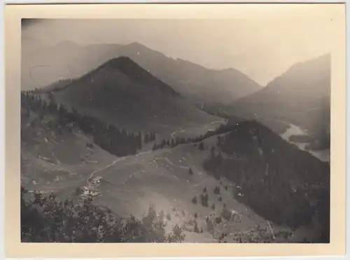 (F24626) Orig. Foto Bodenschneid, Blick zum Bodenschneidhaus 1952