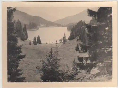 (F24620) Orig. Foto Blick zum Spitzingsee 1952