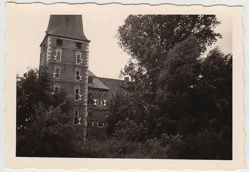 (F24597) Orig. Foto Schloss Raesfeld, Partie 1960er