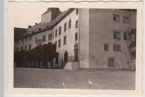 (F24596) Orig. Foto Schloss Berleburg, Partie 1960er
