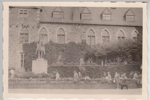 (F24562) Orig. Foto Schloss Burg, Partie 1950er