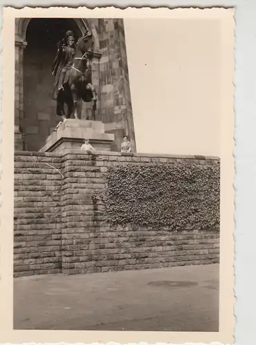 (F24533) Orig. Foto Syburg, Kaiser-Wilhelm-Denkmal 1954