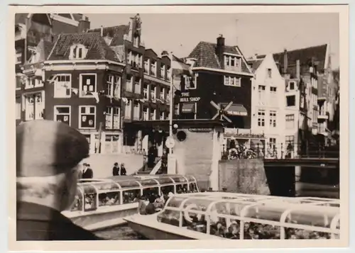 (F24523) Orig. Foto Amsterdam, Passagierboote 1960