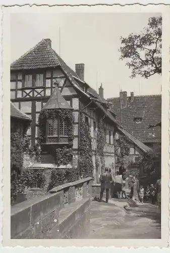 (F24438) Orig. Foto Eisenach, Partie a.d. Wartburg 1936