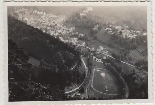 (F24400) Orig. Foto Schwarzburg, Blick vom Trippstein 1936