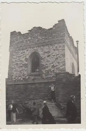 (F24397) Orig. Foto Schwarzatal, an der Ruine Eberstein 1936