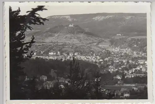 (F24374) Orig. Foto Bad Blankenburg mit Ruine Greifenstein 1936