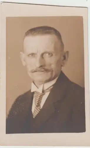 (F24364) Orig. Foto Porträt älterer Herr 1930/40er
