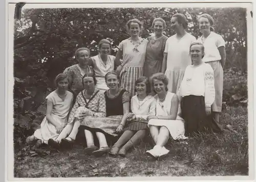 (F24337) Orig. Foto junge Damen, Gruppenbild in Königsberg (Preußen) 1931