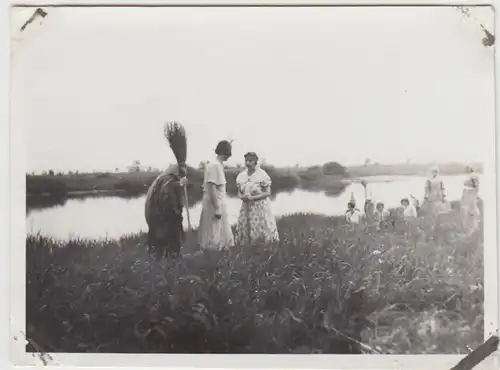 (F24315) Orig. Foto junge Frauen beim Märchenspiel in Landsberg 1930