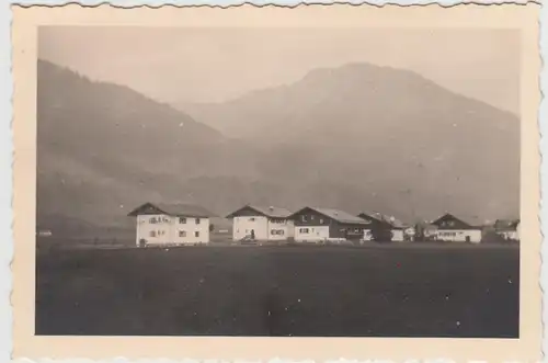 (F24250) Orig. Foto Häuser Berge bei Sonthofen 1938
