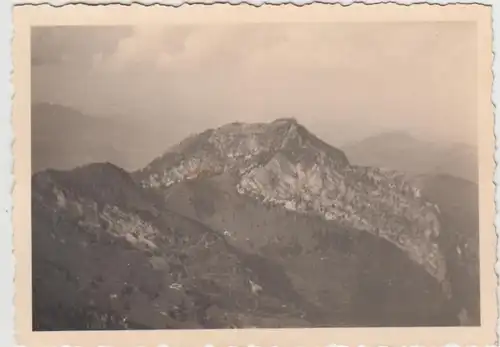 (F24235) Orig. Foto Felsen im Wendelsteingebiet 1937