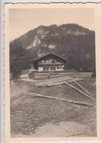 (F24231) Orig. Foto Bayrischzell, Almhütte 1937