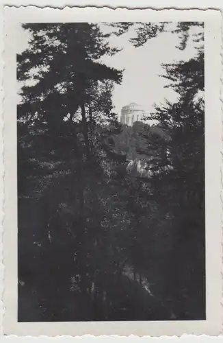 (F24195) Orig. Foto Kelheim, Blick zur Befreiungshalle 1930er