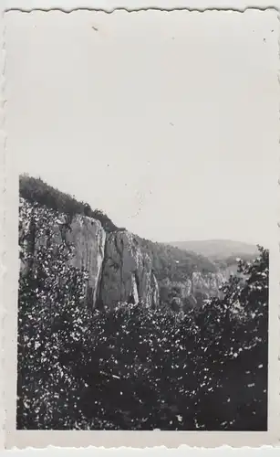 (F24193) Orig. Foto Felsen bei Kelheim 1930er