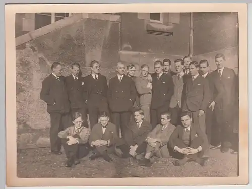 (F24153) Orig. Foto Gymnasium Bremen, Klasse O Ia, Gruppenbild 1932