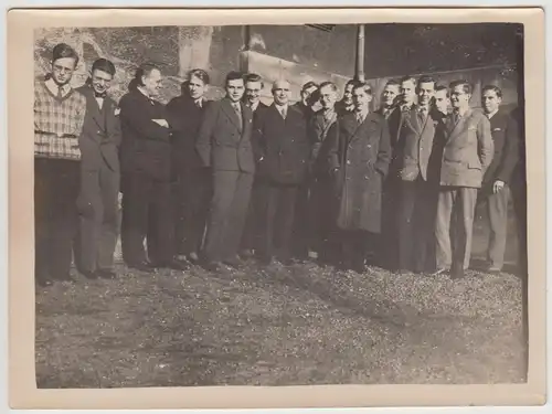 (F24152) Orig. Foto Gymnasium Bremen, Klasse O Ia, Gruppenbild 1932