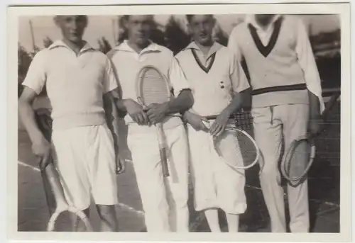 (F24130) Orig. Foto Tennisspieler vom Bremer Turnverein 1930