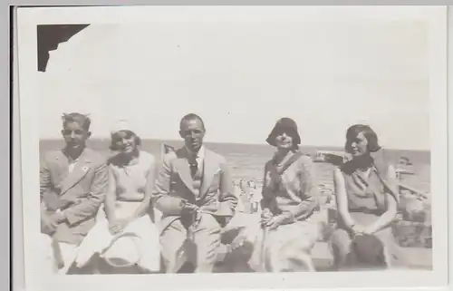 (F24125) Orig. Foto Timmendorferstrand, Personen am Strand 1930